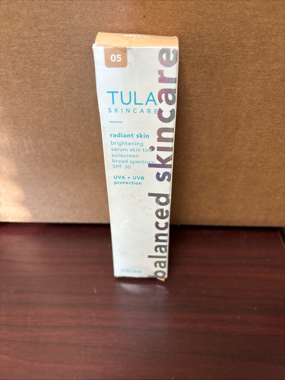 Tula SPF 30 Serum Sunscreen Collagen Probiotics Light Neutral Broad Spectrum 30…